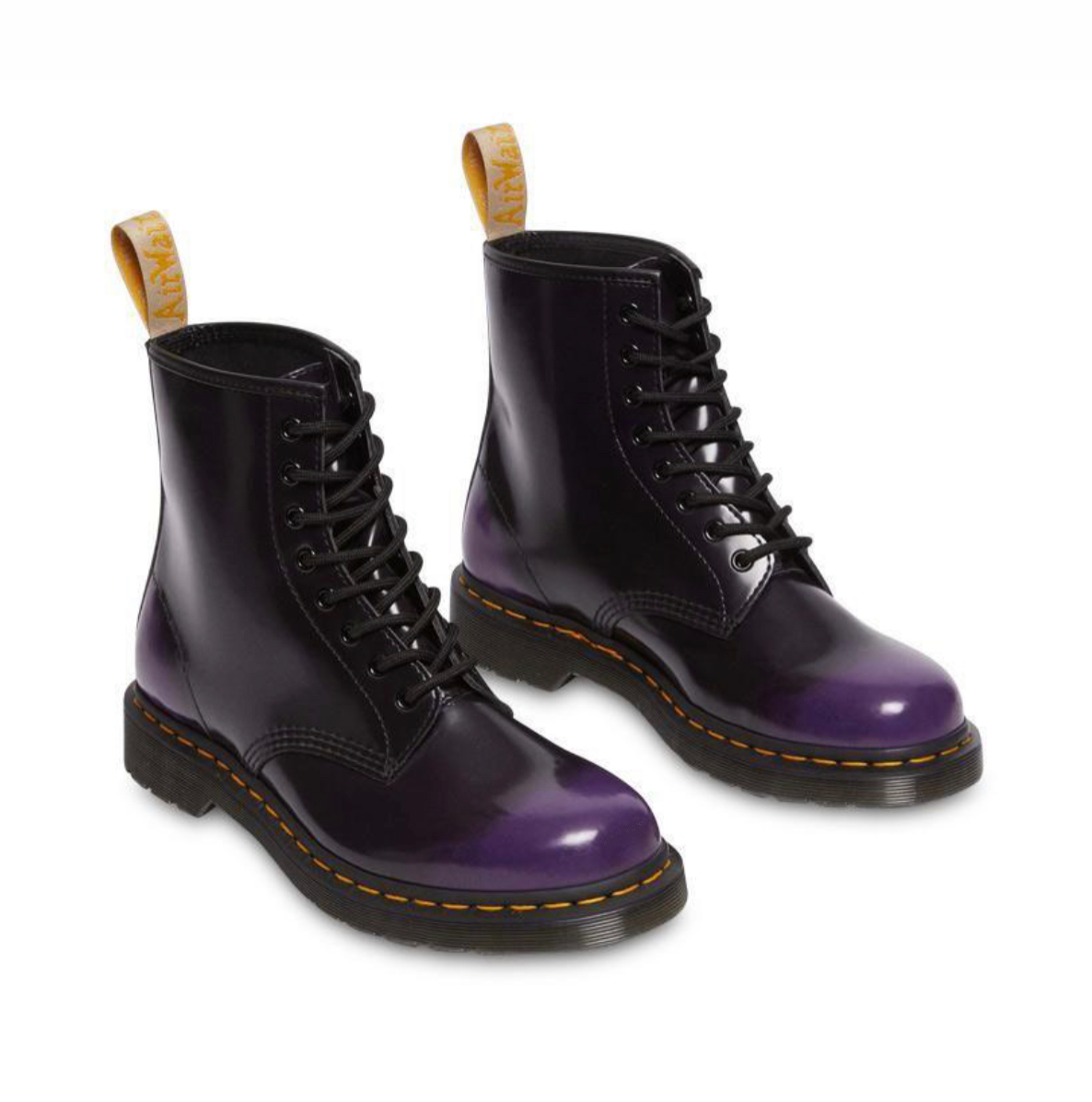 Dr. Martens 1460 Black Rich Purple Oxford Rub Off Vegan Ankle 8 Eyelet Redpath Shoes Canberra