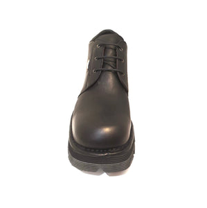 New Rock Piso 1124 Black Leather 3 Eyelet Shoe Made In Spain