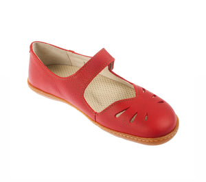 El Naturalista N249 Tibet Red El Viajero Velcro Mary Jane Made In Spain