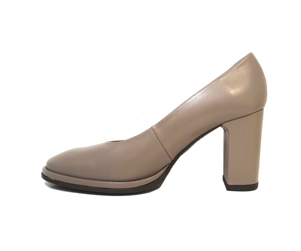 Wonders M-5101 Iseo I Taupe Leather High Heel Court Shoe Made In Spain
