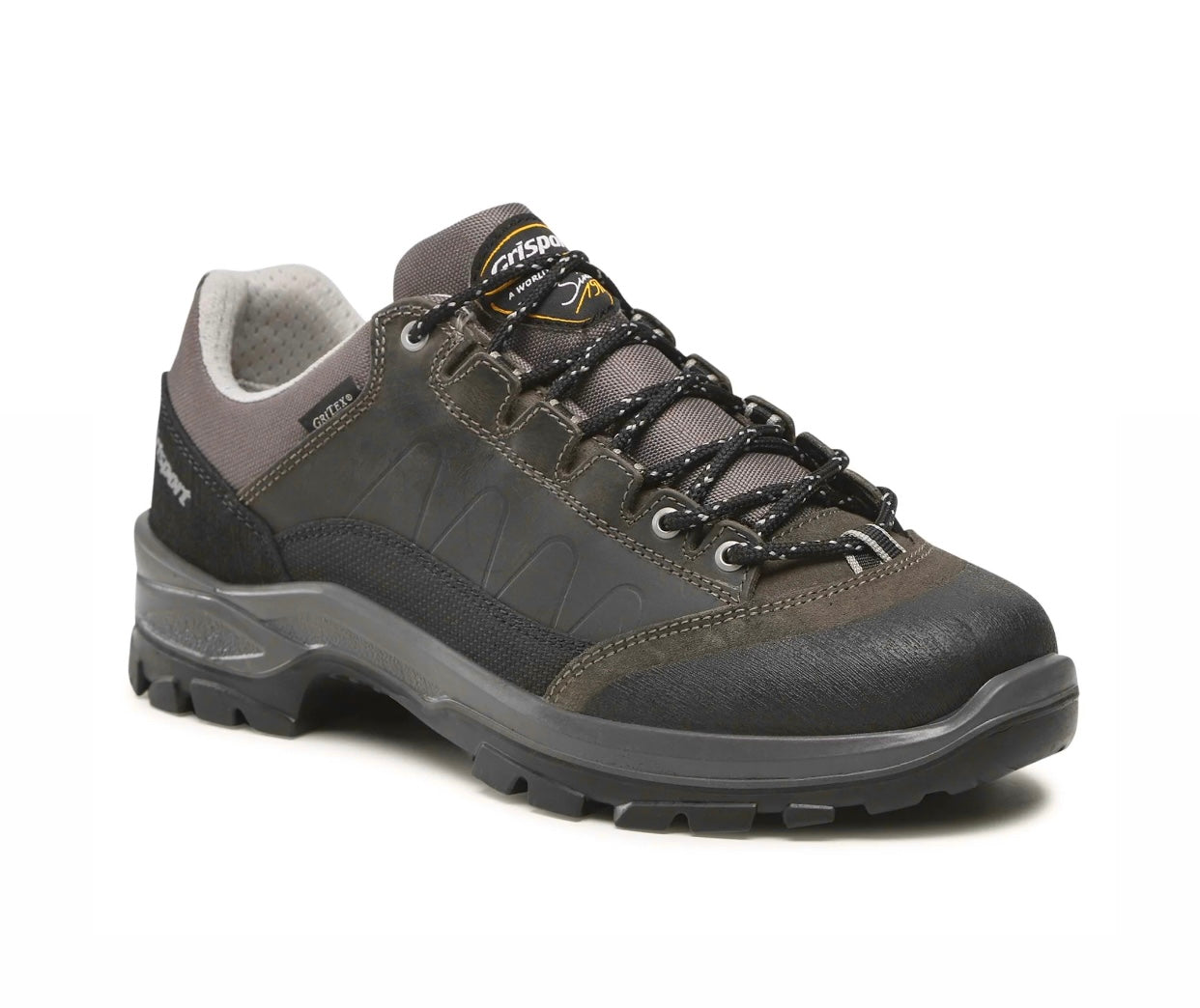 Grisport 14509D5G Grigio Dakar Trekking 2.0 Grey 6 Eyelet Hiking Shoes Made In Italy