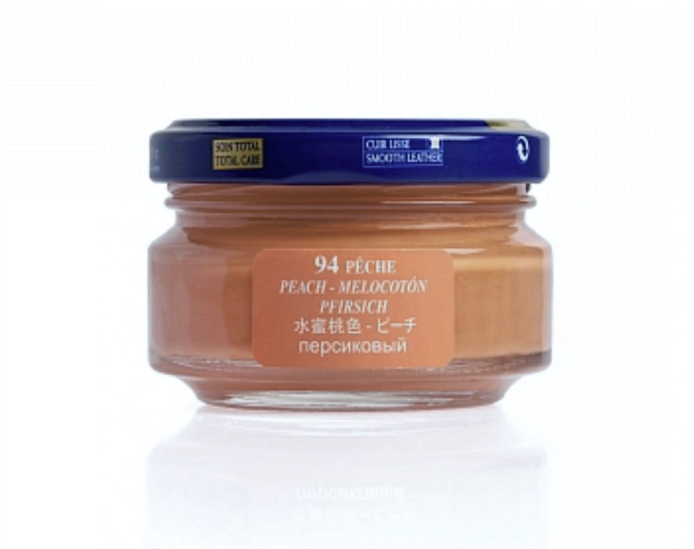 Saphir Peach Renovating Cream Polish 50ml Made In France