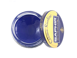 Saphir Ocean Blue Renovating Cream Polish 50ml Made In France