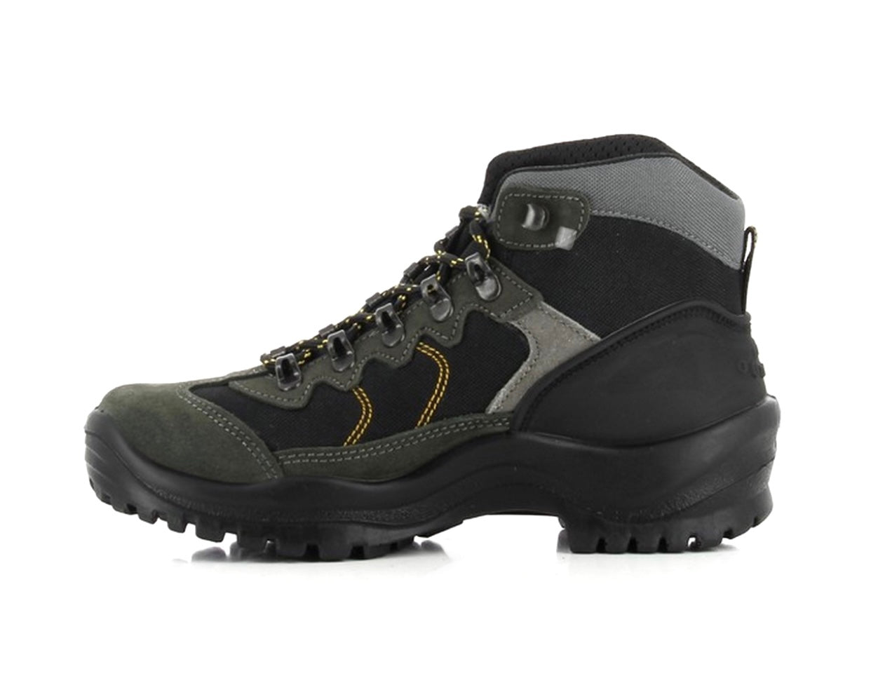 Grisport 10694S12G Grigio Scuro Green Black Grey 6 Eyelet Hiking Boot Made In Italy