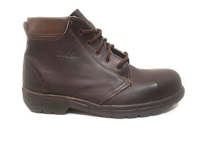 Rossi Thor Claret Brown Steel Toe Ankle Work Boot Made In Australia