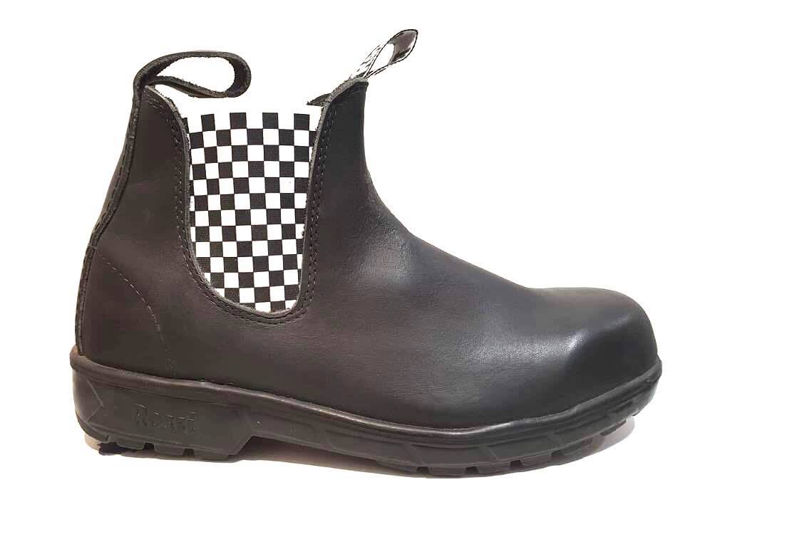 Rossi Boots Endura Chef Black Soft Toe Chelsea Boot Made In Australia