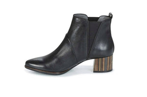 Pikolinos W8N-8540 Black Ankle Chelsea Boots Made In Spain