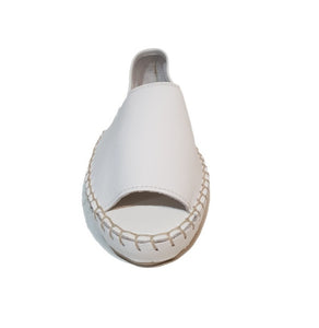 Sala Europe Flex White Slip On Open Toe Made In Turkey