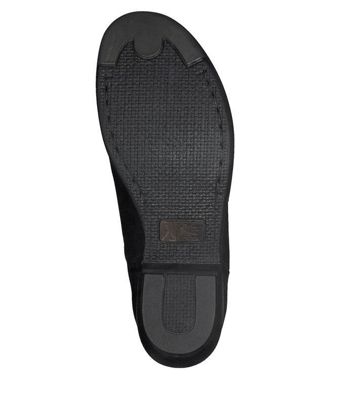 Fly London Make Black Ankle Pull On Boots Made In Portugal