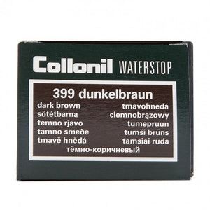 Shoe Care Products Dark Brown 399 Dunkelbraun Cream Collonil Waterstop Sponge Applicator Tube 75ml