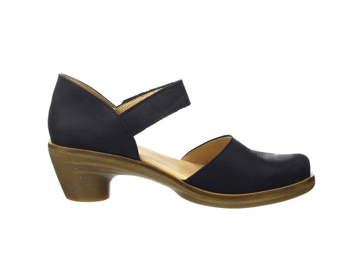 El Naturalista 5365 Aqua Black Pleasant Velcro Court Shoe Made In Spain