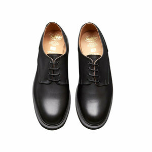 Solovair Black 4 Eyelet Gibson Shoe Made In England