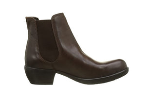 Fly London Make Brown Ankle Pull On Boots Made In Portugal