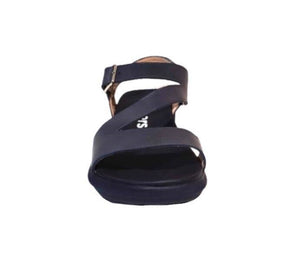 Wonders C-5605 Blue Baltic Leather Sandals Made In Spain
