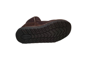 Ugg Australia Mini Chocolate Brown Sheepskin Ankle Boot Made In Australia