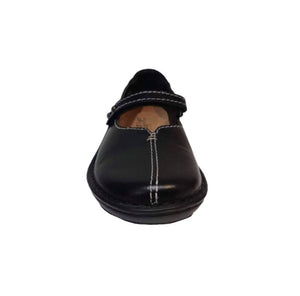 Naot Chord Black Leather Velcro Mary Jane Made In Israel