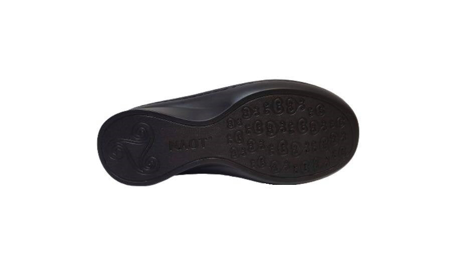 Naot Chord Black Leather Velcro Mary Jane Made In Israel