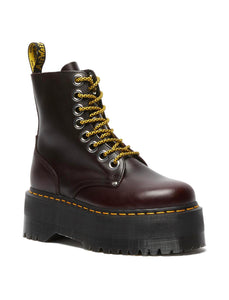 Dr. Martens Jadon Max Oxblood Atlas Zip 8 Eyelet Ankle Boot