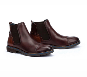 Pikolinos York M2M-8016 Olmo Brown Chelsea Ankle Boot Made In Portugal