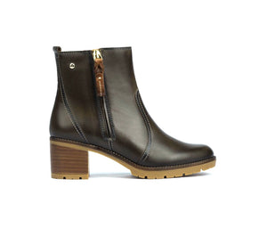 Pikolinos Llanes W7H-8632 Seamoss Zip Ankle Boots Made In Spain