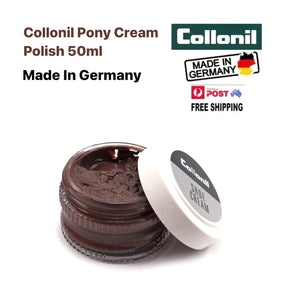 Collonil Pony Brown 357 Cream Polish 50ml Made In Germany
