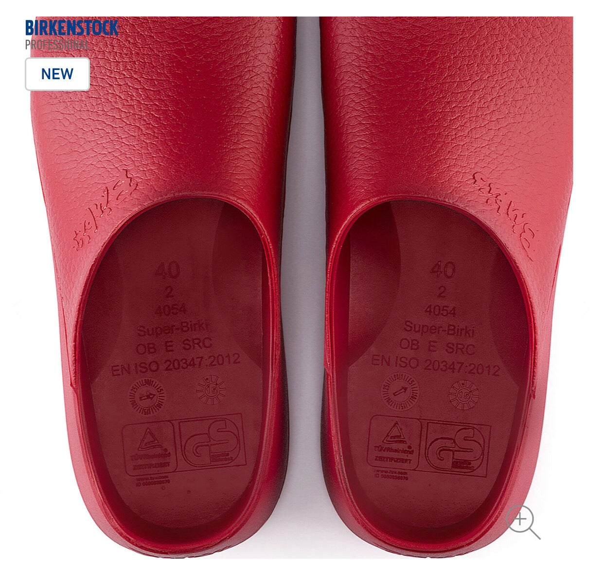 Birkenstock Super Birki Red Clog Made In Germany