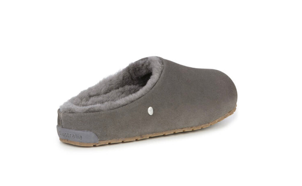 Emu Australia Monch Charcoal Sheepskin Slide