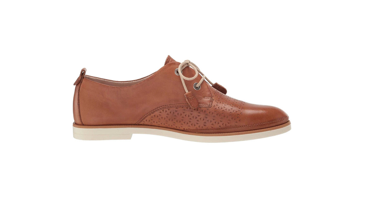 Pikolinos W3V-4828 Santorini Brandy Light Tan 2 Eyelet Shoe Made In Spain