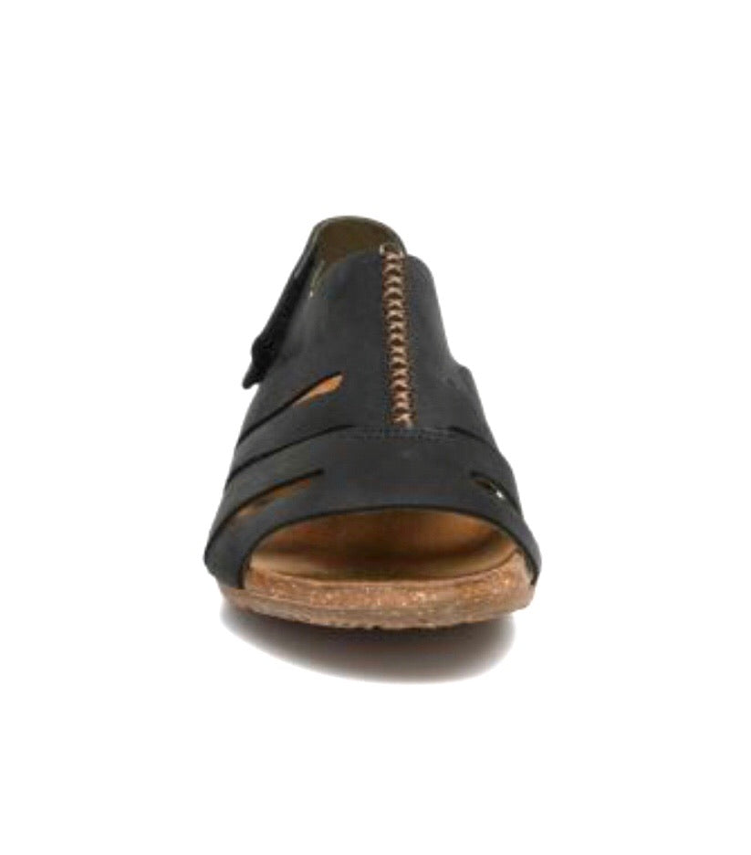 El Naturalista 5065 Black Pleasant Wakataua Sandal Made In Spain