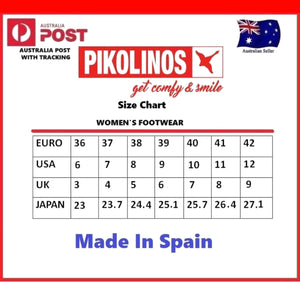 Pikolinos Cazorla W5U-8883C2 Blue Zip Wedge Ankle Boot Made In Spain