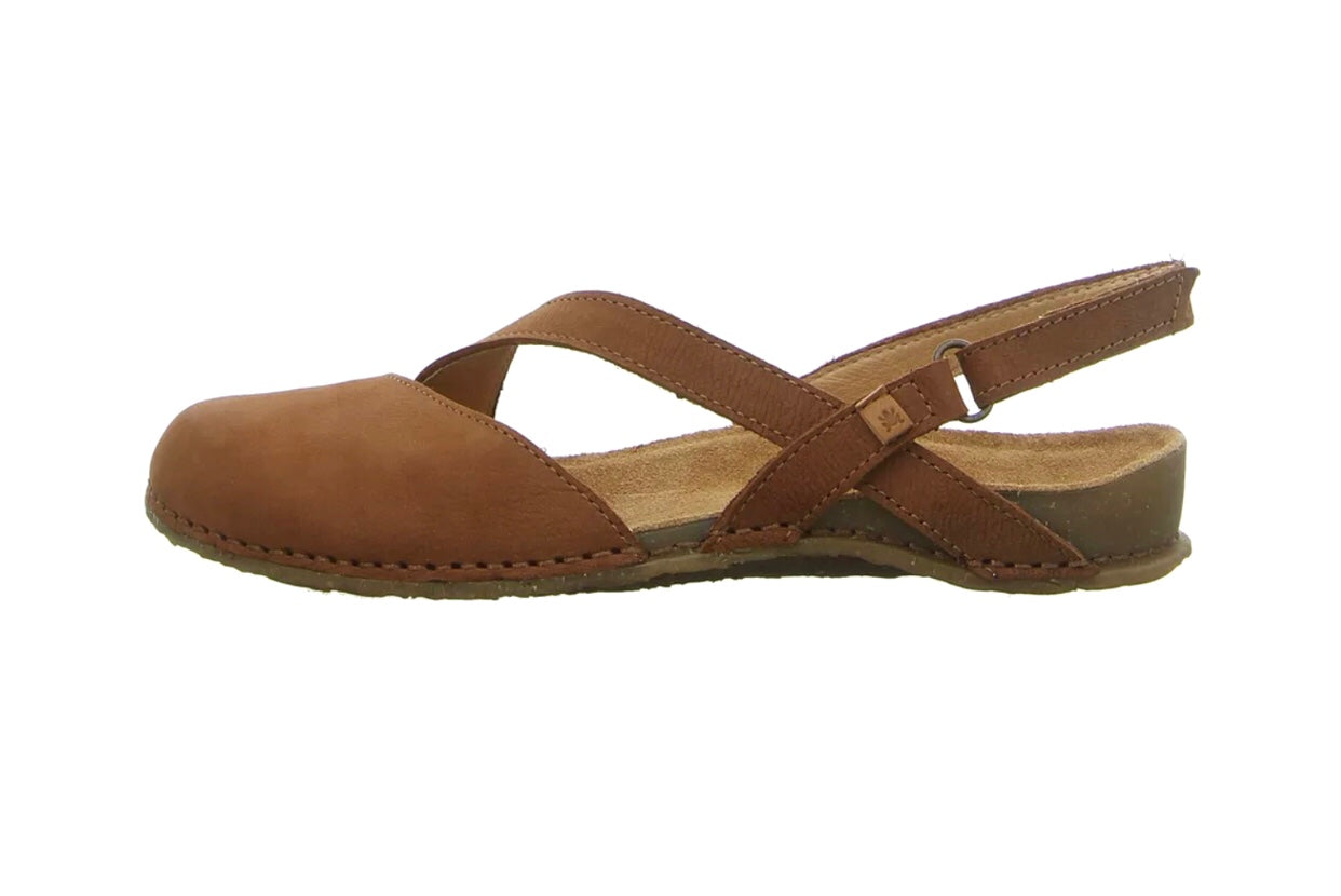 El Naturalista 5813 Panglao Wood Light Tan Pleasant Flats Made In Spain