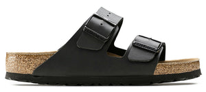 Birkenstock Arizona Black Birko-Flor Soft Footbed Made In Germany