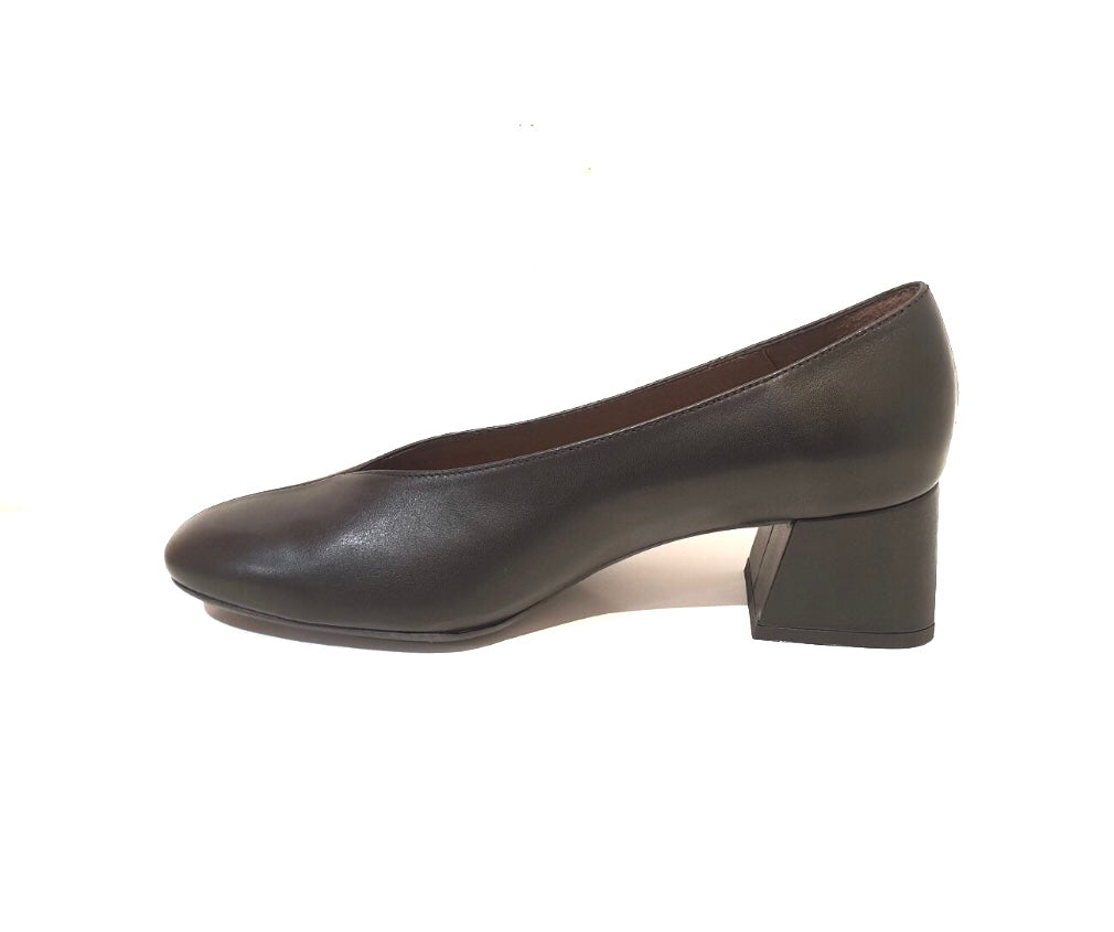 Wonders G-5503 Black Iseo I Leather Court Shoe Made In Spain