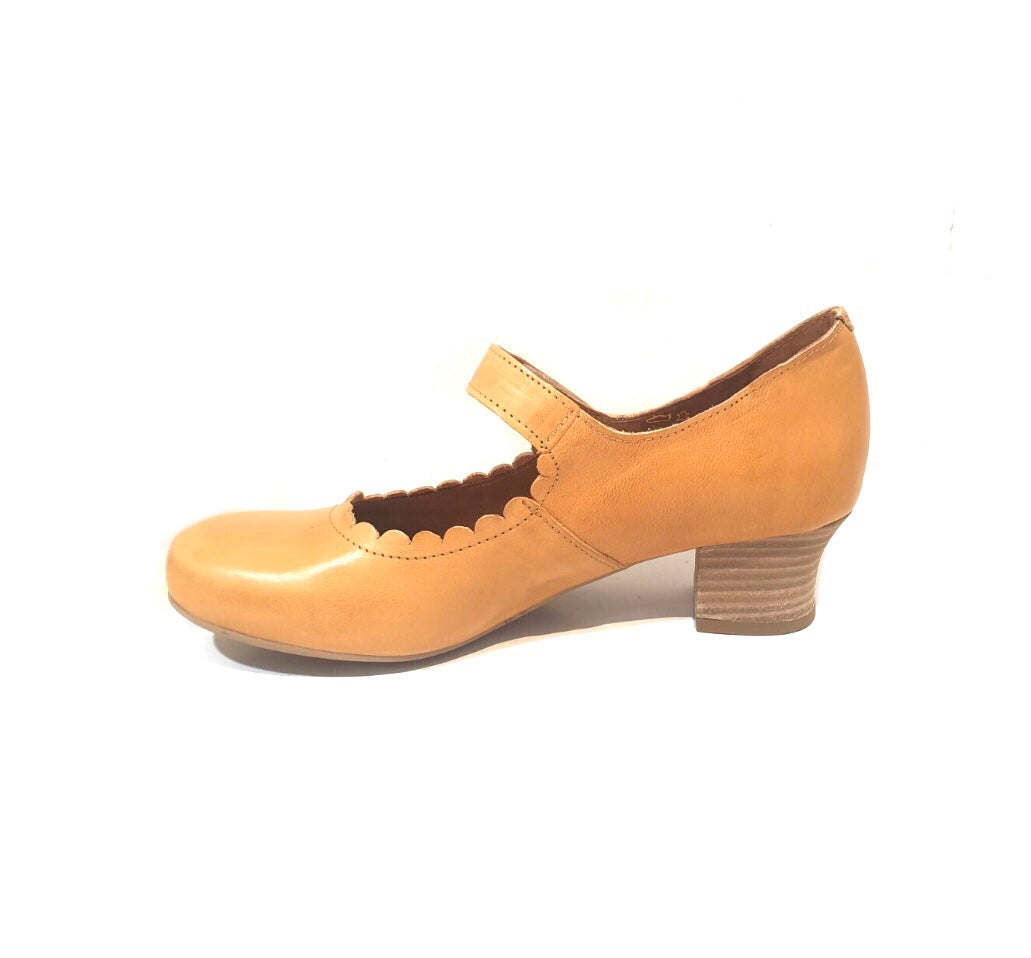 Brako 6174 Minthy Roma Beige Leather Court Shoe Made In Spain