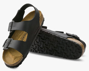 Birkenstock Milano Black Birko-Flor Made In Germany