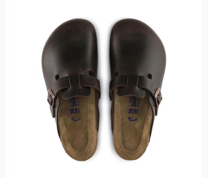 Birkenstock Boston Brown Smooth Soft Footbed Made In Germany