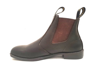 Baxter B Boot Claret Brown Elastic Sided Boot