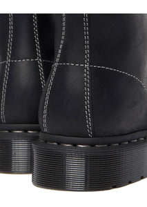 Dr. Martens 1460 Black Streeter Pascal Zipped Ankle 8 Eyelet Boot