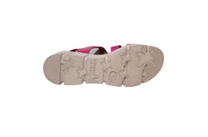 Wonders D-8004 Pink Patent Leather Wedge Made In Spain