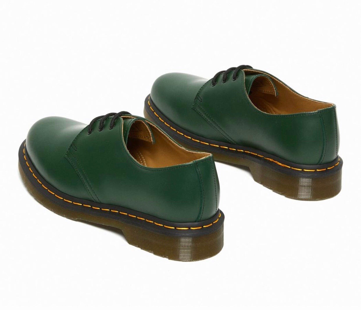 Dr. Martens 1461 Green Smooth 3 Eyelet Shoe