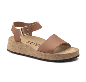 Papillio By Birkenstock Glenda Ginger Brown Wedge Sandal Made In Portugal