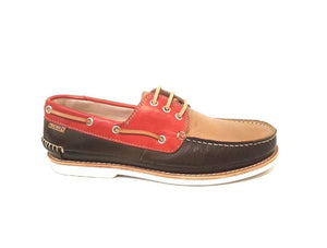 Pikolinos M3D-4074C1 Seaweed Leather Boat Shoes Made In Spain