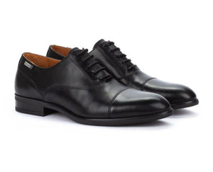 Pikolinos Bristol M7J-4184 Black 5 Eyelet Shoe Made In Spain