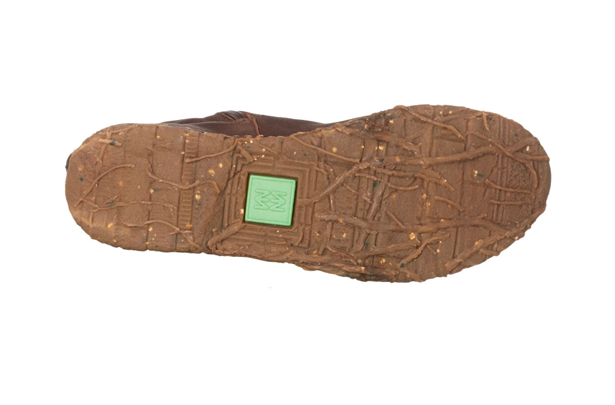 El Naturalista N916 Brown Mid Calf Zip Boots Made In Spain