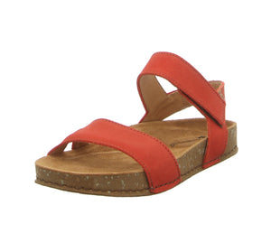 El Naturalista 5790 Coral Red Balance Pleasant Sandals Made In Spain