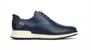Pikolinos Busot M7S-4388 Blue 4 Eyelet Mens Shoe Made In Spain