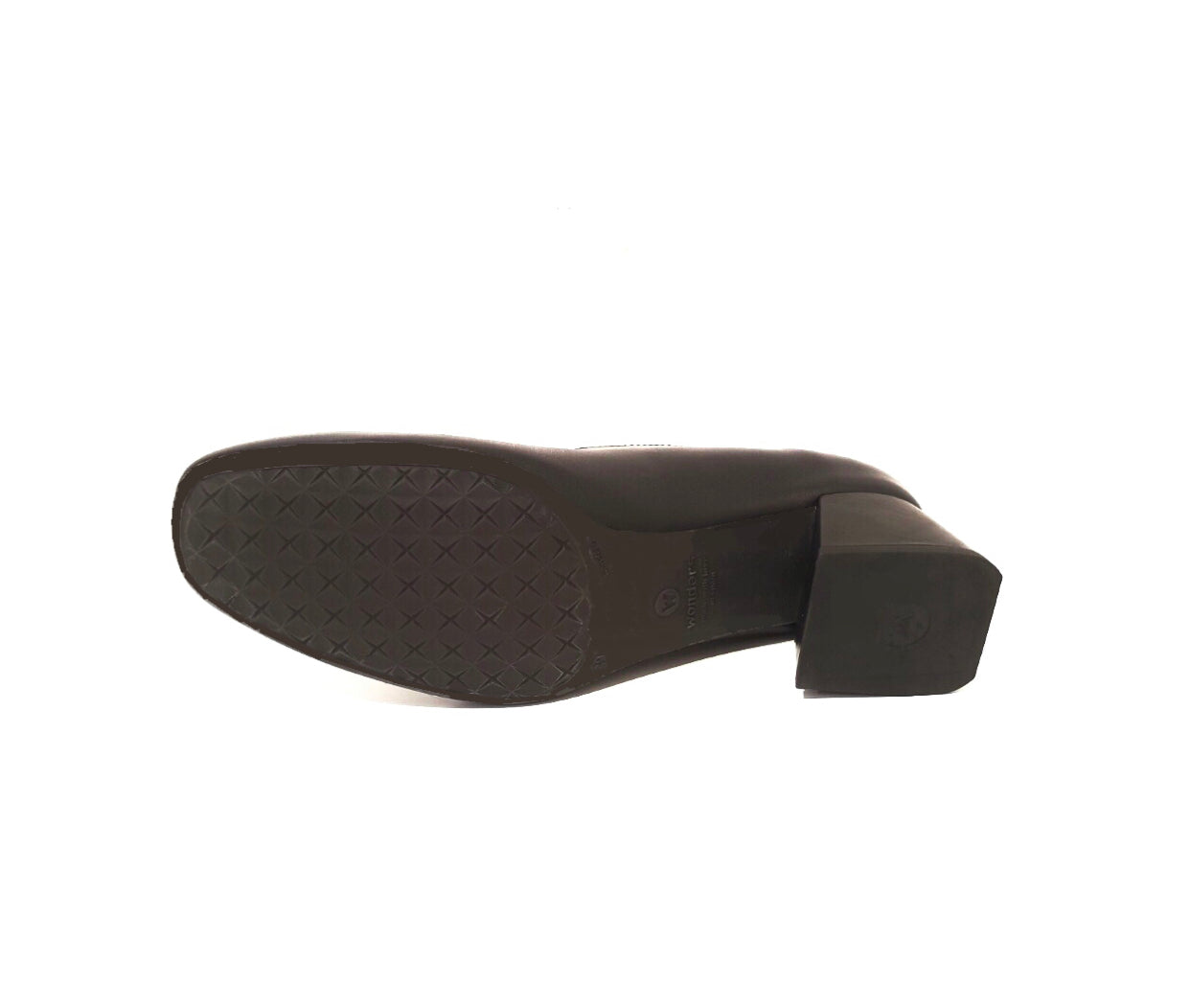 Wonders G-5503 Black Iseo I Leather Court Shoe Made In Spain
