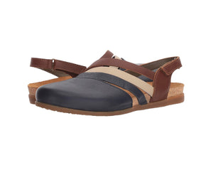 El Naturalista NF45 Zumaia Ocean Mixed Closed Toe Flats Made In Spain