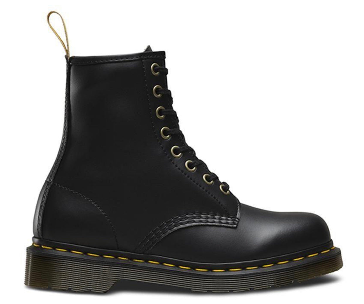 Dr. Martens 1460 Black Vegan Ankle 8 Eyelet Boot