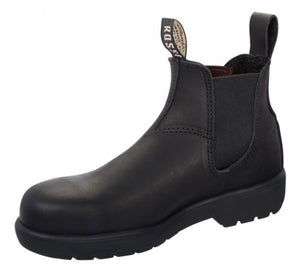 Rossi Boots Apollo 701 Black Steel Toe Chelsea Boot Made In Australia